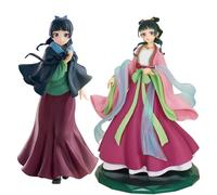 Ciyoulio 2PCS Maomao Figure Anime Girl Figure Maomao Standing Pose Model Action Figure Statue PVC Scultura Decorazione da collezione Regalo di compleanno