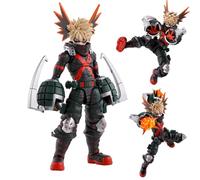 Ciyoulio Anime MHA Figure Midoriya Izuku Bakugou Katsuki Action Figure mobile Todoroki Shouto Super Action Statue Accessori intercambiabili Decorazione da scrivania Regalo 15 cm