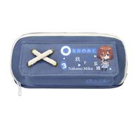 Ciyoulio Astuccio portapenne con stampa anime, Nakano Ichika, Nakano Nino/Miku/Yotsuba/Itsuki, astuccio per penne in tela per cancelleria per studenti, Tipo 3, 21*11cm, Astuccio portamatite