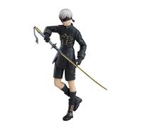 Ciyoulio Figura 2B, statuetta 9S, figura d'azione n. 2, tipo B, posizione di combattimento, personaggio anime, statuetta in PVC, decorazione da collezione, regalo per fan 17 cm