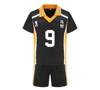 Ciyoulio Haikyuu - Maglietta per cosplay Karasuno Shoyo Hinata Tobio Kageyama, per cosplay, uniforme e anime 9/10, costume di Halloween, in jersey
