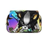 Ciyoulio JJBA Astuccio Iggy/Star Platinum a doppio strato con stampa 3D portapenne astuccio per studenti astuccio per cancelleria astuccio per cancelleria astuccio per la scuola regalo, Tipo 7., 21