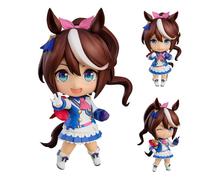 Ciyoulio Mnini Anime Figure Pretty Derby Action Figura Tokai Teio/Rice Shower Anime Statua con Accessori, Kawaii Anime Desktop Personaggio Auto Anime Ornamento