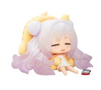 Ciyoulio Personaggi anime Azur Lane Mini MNF Le Malin Figura Anime sdraiata con accessori, 6 cm Desktop Anime Statua Manga Ragazze Personaggi Auto Ornamento