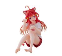 Ciyoulio Personaggi anime sedentari The Quintessential Quintuplets Statua Nino Nakano/Miku Nakano, figura anime Cat Girl Personaggi Desktop Anime Ornaments