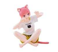 Ciyoulio Personaggi anime sedentari The Quintessential Quintuplets Statua Nino Nakano/Miku Nakano, figura anime Cat Girl Personaggi Desktop Anime Ornaments
