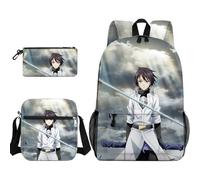 Ciyoulio Rimuru - Set di 3 zaini a tema anime Milim/Shion, borse a tracolla con borsa a tracolla, astuccio, borsa per scuola e penne, per adolescenti, ragazze e ragazzi, Tipo 6., Taglia unica, Zaini
