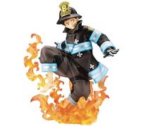 Ciyoulio Shinra Kusakabe Figura originale Painting Action Figure Anime, base fiamma, modello statua, decorazione per desktop in PVC, 16 cm
