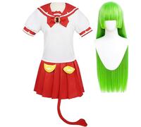 Ciyoulio Valac·Clara - Costume per cosplay, uniforme scolastica, set completo, per Halloween, carnevale, feste e giochi di ruolo