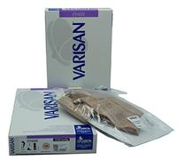 Cizeta Medicali VARISAN ETHERE1520 AGPA PO5N, Calze Medicali Etheré classe 2 Autoreggenti compressione graduata 15-20 mmHg, Lunghezza Normale, Punta Aperta, Colore Poudre, Taglia Quinta 5