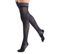 Cizeta Medicali VARISAN ETHERE1520 AGPC NE4N, Calze Medicali Etheré classe 2 Autoreggenti compressione graduata 15-20 mmHg, Lunghezza Normale, Punta Chiusa, Colore Nero, Taglia Quarta 4