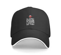 CIZIEOE Cappello Uomo í m Sórry Dávé í m ágráíd í Cán t Dó Thát 2000 á Spacé ódysséy Qúóté Clássíc Tánk Baseball cap Black Cappelli per Uomo Donna