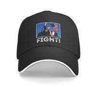 CIZIEOE Trump Cappello da Baseball Berretto da Golf per Il Tempo Libero Trump Fight Shooting Mi Rende più Forte Berretto da Golf per Uomo Donna Cappello da Camionista Cappello da Golf per Esterni