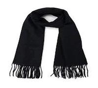 CJ Apparel Foulard da uomo tinta unita design moda secondi sciarpe faccia/collo avvolgere NUOVO, Nero , Taglia unica