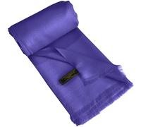 CJ Apparel Pashmina con frange per scialle in tinta unita, Blu federale, Taglia unica
