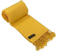 CJ Apparel - Sciarpa a tinta unita, Pashmina - Giallo - Taglia unica