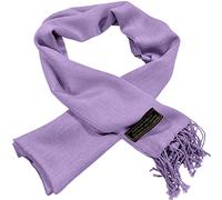 CJ Apparel Sciarpa da uomo, tinta unita, alla moda, foulard per viso e collo, Viola chiaro M1074, Taglia unica