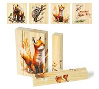 CJ-Puzzle di animali in legno 6P