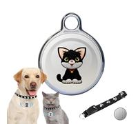 CJBIN GPS tracker gatto, tracker per gatti, mini tracker per cani con collare, tracker GPS Tractive per gatti, impermeabile, monitoraggio della posizione in tempo reale di cani e gatti