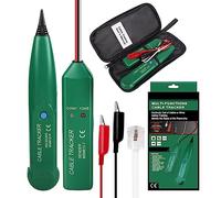 CJBIN Rilevatore di Linea Telefonica, MS6812 Tester per Cavi di ReteTracciatore di linea via cavo, per Rete, Telefono, Controllo Della Continuità, con Trasmettitore e Ricevitore(Batteria Non Inclusa)