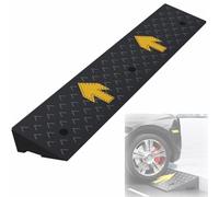 CJBWJM Rampa per Disabili con Altezza di Salita di 4-13 Cm, Rampe per Sedie A Rotelle con Soglia Porta per Casa, Rampa per Auto per Garage, Rampe di Ingresso per Gradini(100x30x11cm)
