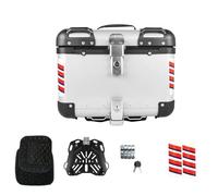 CJELPQ Bauletto Posteriore Universale In Alluminio Da 40L E 45L Per Moto Per 650MT 800MT