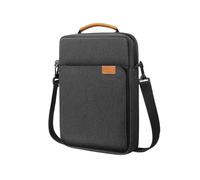 CJHFR472SG Business Borsa a tracolla for tablet portatile for MacBook Air Pro 11 12 9th / 10.5 "11" Custodia for iPad for Surface HP DELL Briefcase(Nero)