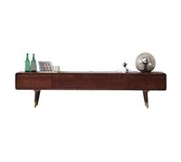 CJHFR472SG Console multimediale Console multimediale moderna con supporto TV Mid-Century adatta a fino a 60 pollici for il soggiorno Centro di intrattenimento(Bruin)