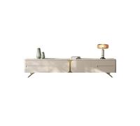 CJHFR472SG Console multimediale Mobile TV di grande capacità soggiorno piccolo appartamento con gambe dell'armadio in metallo in acciaio inossidabile facili da pulire Centro di intrattenimento