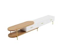CJHFR472SG Console multimediale Mobile TV moderno semplice e ragionevole cassetto portaoggetti divisorio casa soggiorno mobiletto retrattile di grande capacità Centro di intrattenimento