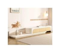 CJHFR472SG Console multimediale Mobile TV semplice e moderno casa soggiorno piccolo appartamento mobiletto da pavimento tavolino a scomparsa combinazione mobile TV Centro di intrattenimento