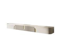 CJHFR472SG Console multimediale Mobile TV sospeso moderno semplice piccolo appartamento soggiorno mobile TV sospeso in legno massello Centro di intrattenimento