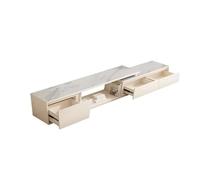 CJHFR472SG Console multimediale Tavolino in ardesia combinazione di mobili TV combinazione di mobili TV a scomparsa moderni e semplici da pavimento for soggiorno Centro di intrattenimento