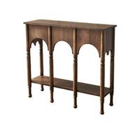 CJHFR472SG Home Tavolo da consolle moderno di metà secolo, tavolo da consolle decorativo moderno da 39 pollici, mobili for ingresso, soggiorno Dietro il divano(Bruin)