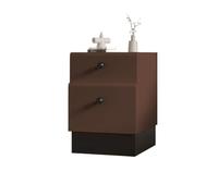 CJHFR472SG Moderno Camera da letto Brown Home, camera degli ospiti, piccolo comodino in legno, mobiletto soppalco con lato stretto Pratico(Grande)