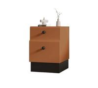 CJHFR472SG Moderno Casa Camera da letto Camera degli ospiti Piccolo comodino in legno Armadio soppalco lato stretto Semplice marrone Pratico(XS)