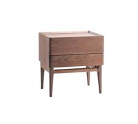 CJHFR472SG Moderno Mobiletto portaoggetti in legno massello con cassetti color marrone, elegante comodino piccolo for soggiorno, camera da letto, studio, libri, lampade, ecc. Pratico