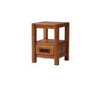 CJHFR472SG Moderno Mobiletto portaoggetti in legno massello con cassetti color marrone, piccolo mobiletto for soggiorno, camera da letto, studio, for libri, lampade, ecc. Pratico(Piccolo)