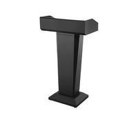 CJHFR472SG Pulpito Banco della Reception dell'hotel, Tavolo di Benvenuto, podio, leggio in Acciaio Inossidabile Scuola(Nero)