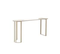 CJHFR472SG Tavolo da bar in pietra di lusso leggero con struttura in acciaio al carbonio, tavolo da pranzo da cucina multiuso for ristorante, hotel, soggiorno(160 * 50 * 105cm)