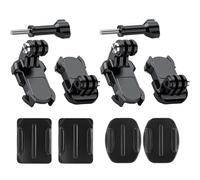Cjkoonsa 10 supporti adesivi con cuscinetti adesivi, accessori di montaggio per casco, supporti adesivi, compatibili con fotocamere GoPro Hero 1/2/3/Suptig