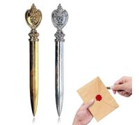 CJQRL 2 Pezzi Tagliacarte Da Ufficio, Tagliacarte Da Scrivania, Tagliacarte Spada, per Buste,Coltello Tagliacarte Vintage,Tagliacarte con Manico per Casa,Taglia Carte per Casa Ufficio Scuola(1)