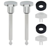 Cjueiom Set di 2 kit di riparazione deviatore per vasca con 2 steli della valvola deviatore, 2 guarnizioni a tazza, 2 cancelli per la riparazione del rubinetto della vasca da bagno, doccia, vasca da