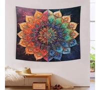 CJURAMTON Mandala Stampa 3D Arazzo Da Parete Poster Ornamento Arte Murale Tapestry Accessori Divisori Arazzo per Camera Da Letto Soggiorno 70cmx100cm