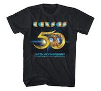 CJVXZVXB Cotton T Shirt Kansas0th Anniversary Toureftoverture Point of Know ReturnBlackXX-Large