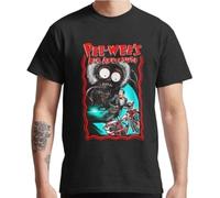 CJVXZVXB Pee Wee's Big Adventures T-Shirt all SizeBlack3XL