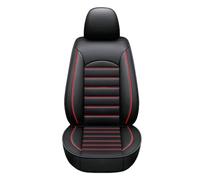 CJWQQ Set Completo di Coprisedili in Pelle per Alfa Romeo Mito 2008-2019, Set Copri-Sedile Traspirante Auto Protezioni Sedili Impermeabile Accessori Auto Interno,Black-Red
