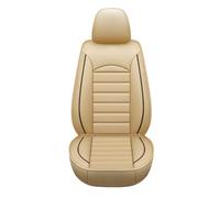 CJWQQ Set Completo di Coprisedili in Pelle per Alfa Romeo Mito 2008-2019, Set Copri-Sedile Traspirante Auto Protezioni Sedili Impermeabile Accessori Auto Interno,Beige