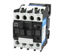 CJX2-1810 - Contattore CA tripolare per montaggio su guida DIN 35 mm, 1 NO, bobina 110 V, 32 A, 1 pezzo