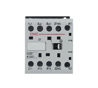 CJX2-K Mini contattore CA su guida Din 220 V 3P 3main 1NO/3main 1NC Tensione bobina 50/60Hz 6A 9A 12A(CJX2-K-0601)